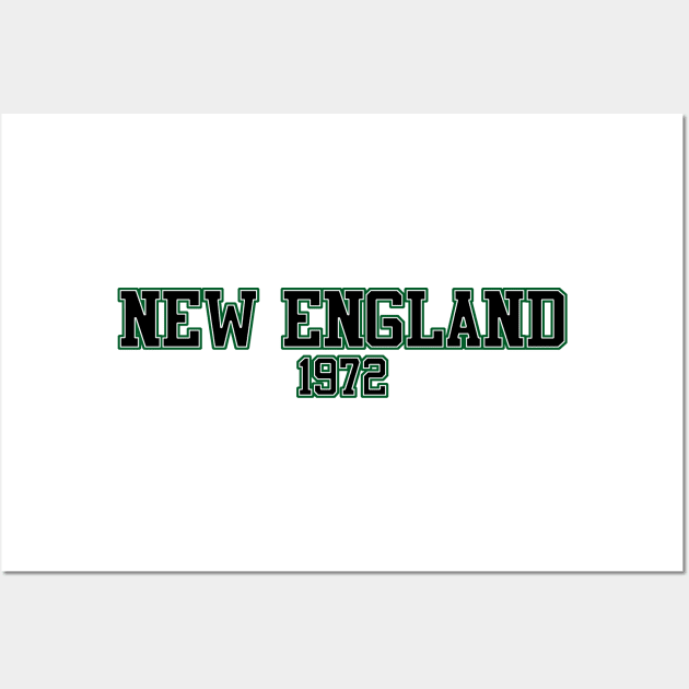 New England 1972 Wall Art by GloopTrekker